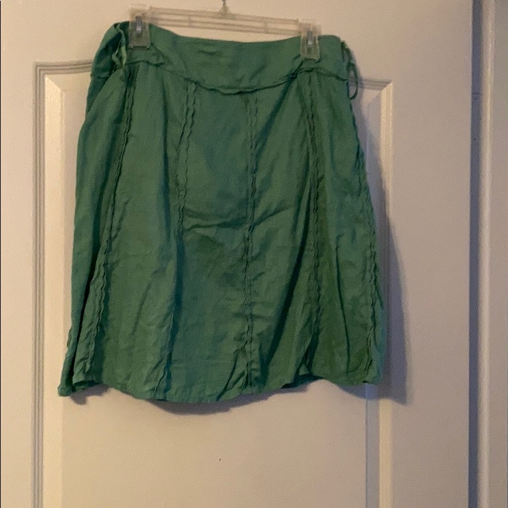 Green skirt